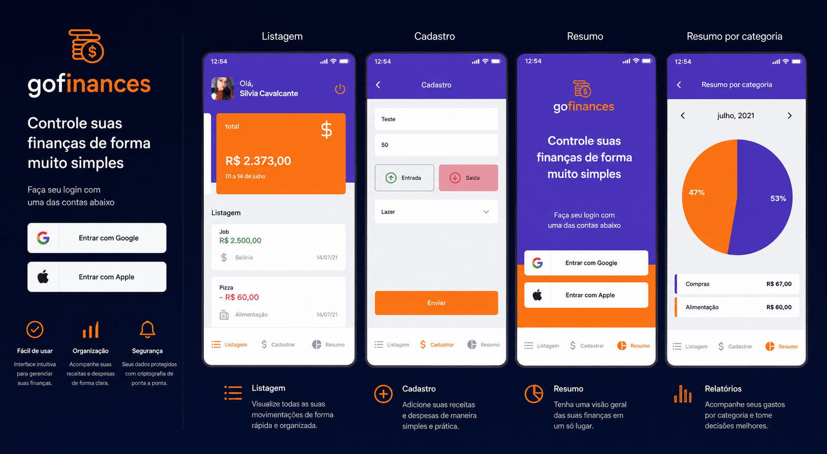 GoFinances preview